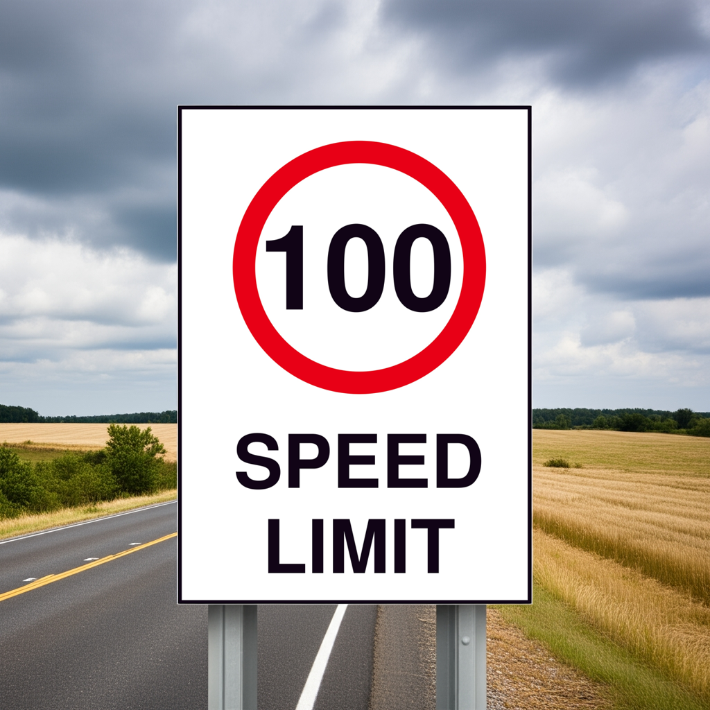 100KM Speed Limit