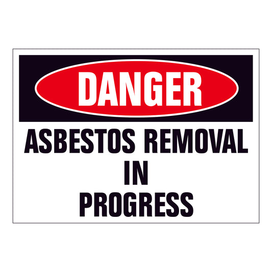 Danger Asbestos Removal in Progress
