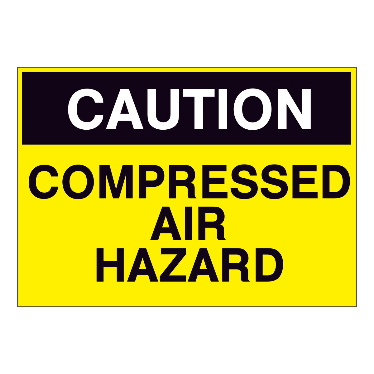 Caution Compressed Air Hazard Sign Online NZ Signs