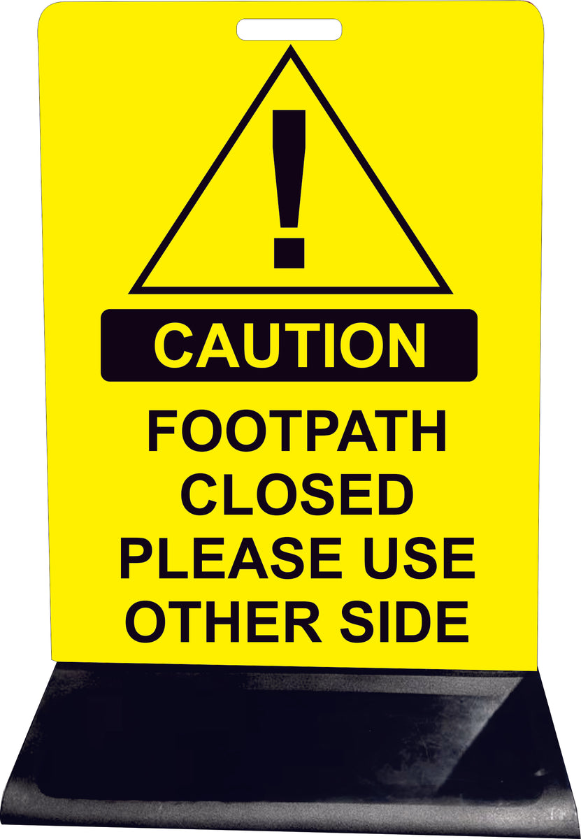 Footpath Closed Please Use Other Side Online NZ Signs