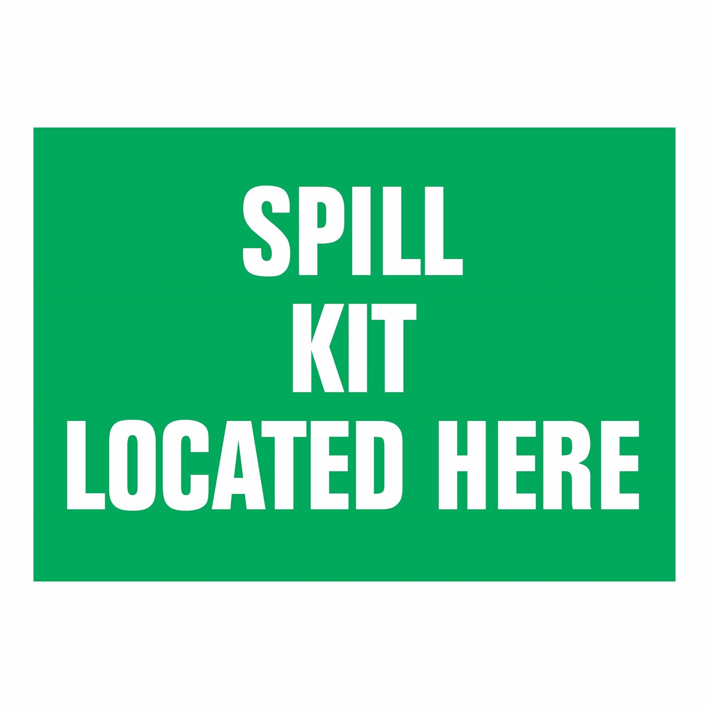 Spill Kit Located Here
