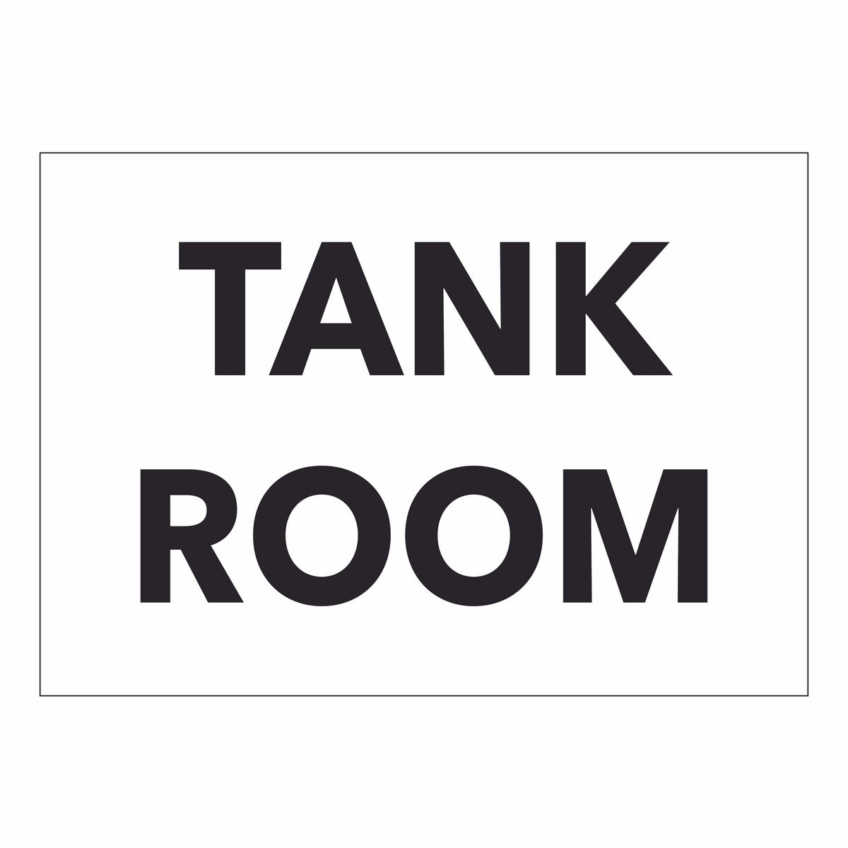 Tank Room Online NZ Signs