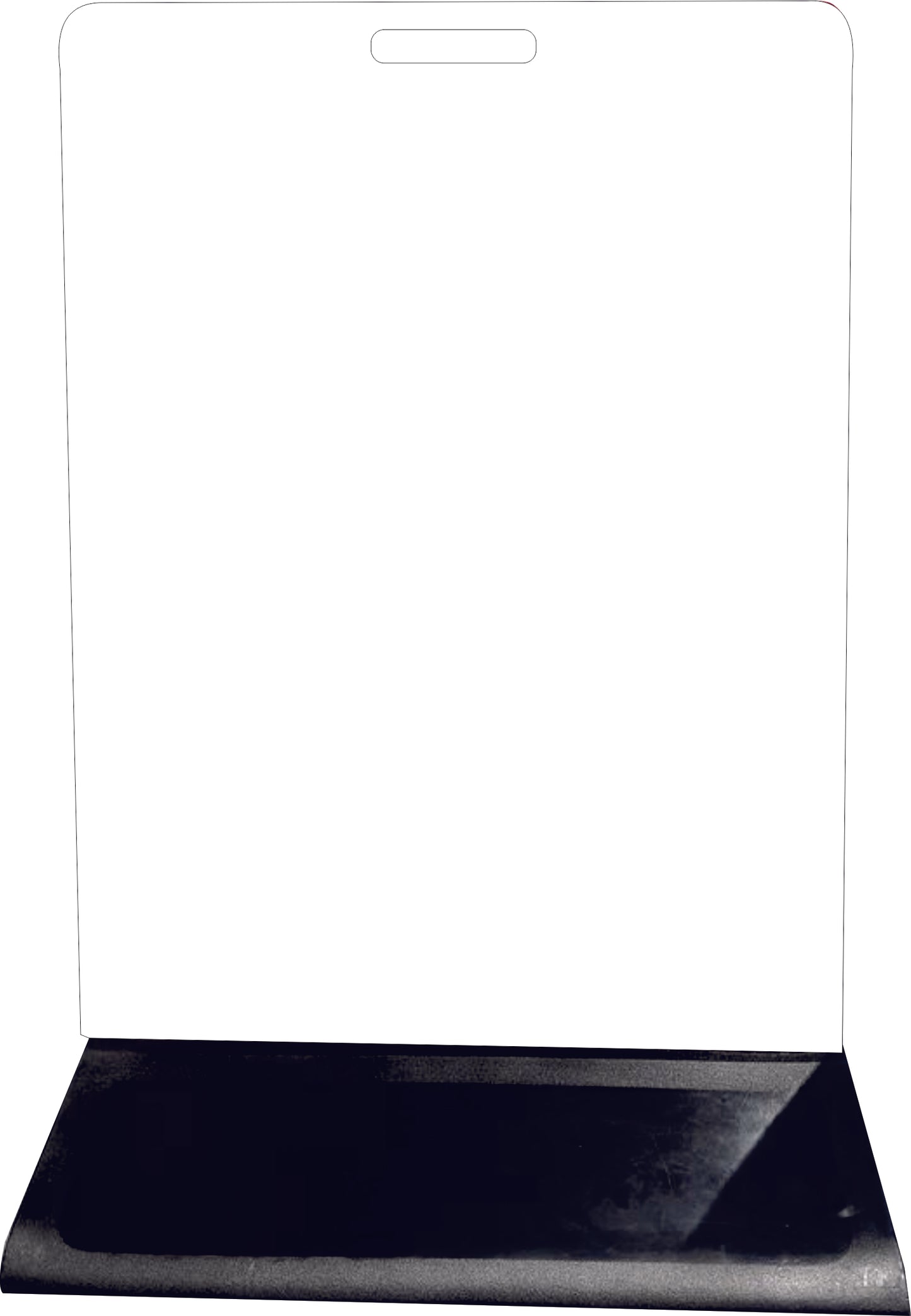 Whiteboard Footpath Sign with Base – Customizable Messaging