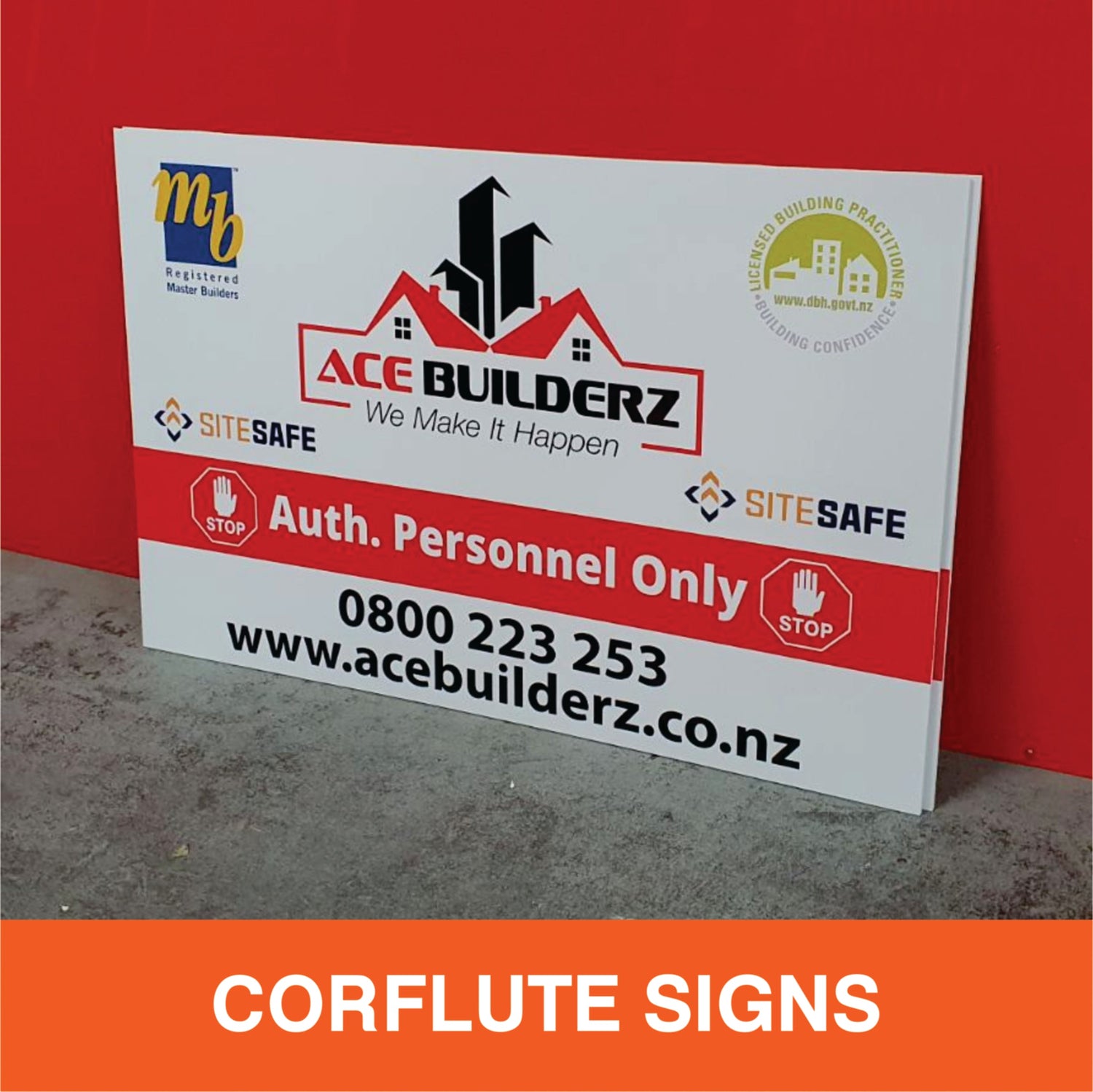 Corflute Signs