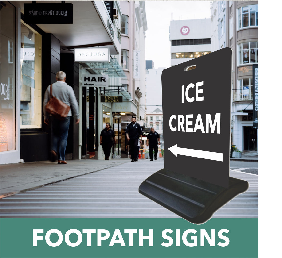 Footpath Signs – Online NZ Signs