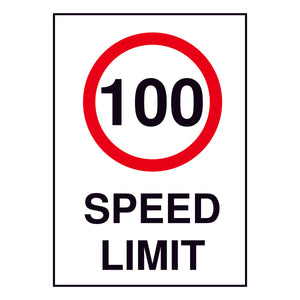 100KM Speed Limit