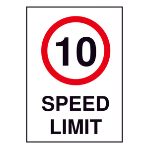 10KM Speed Limit