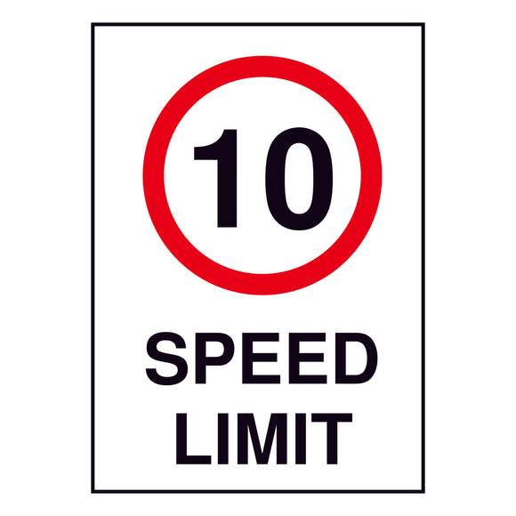 10KM Speed Limit