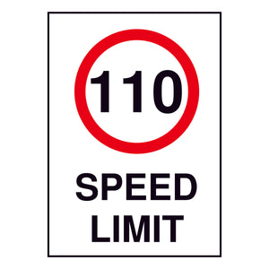 110KM Speed Limit