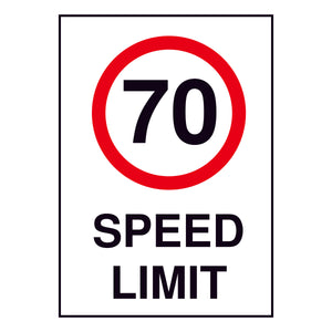 70KM Speed Limit