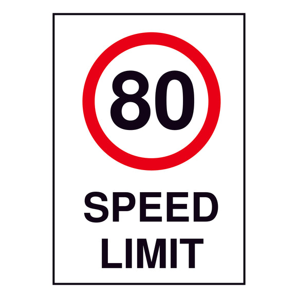 80KM Speed Limit