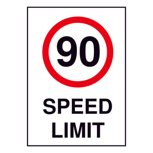 90KM Speed Limit