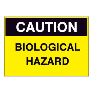 Caution Biological Hazard Sign