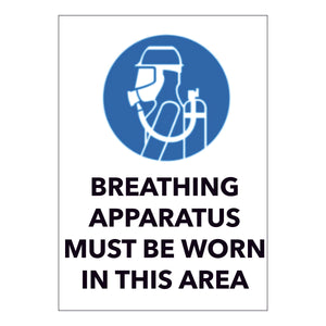 Breathing Apparatus Must be Worn