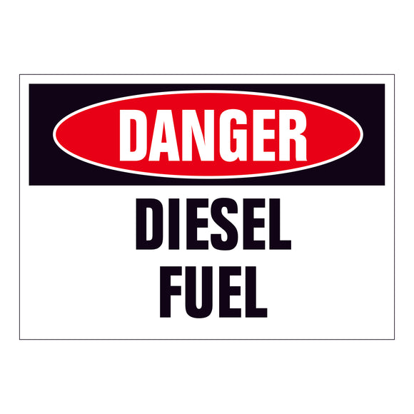 Danger Diesel Fuel