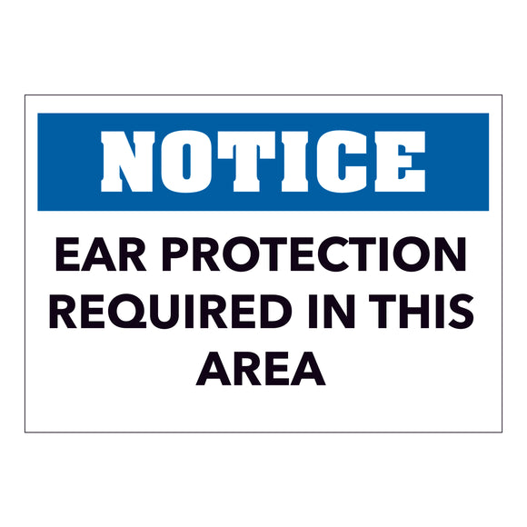 Ear Protection Required in this Area