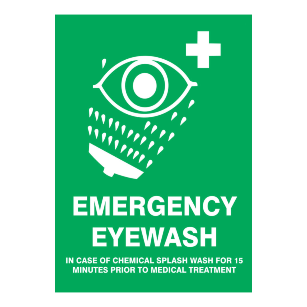 Emergency Eyewash In case of Chemical Splash – Online NZ Signs
