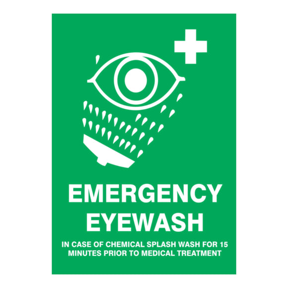 Emergency Eyewash In case of Chemical Splash