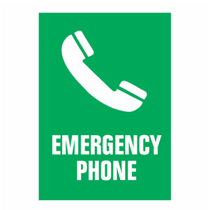 Emergency Phone Sign