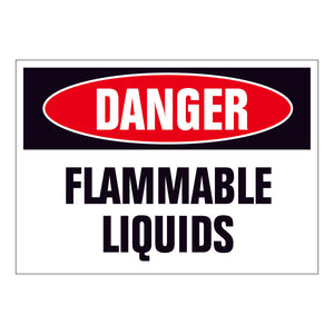 Danger Flammable Liquids