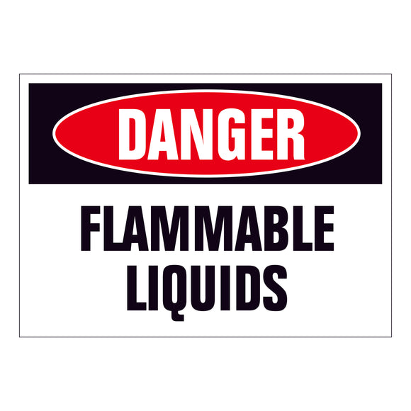 Danger Flammable Liquids