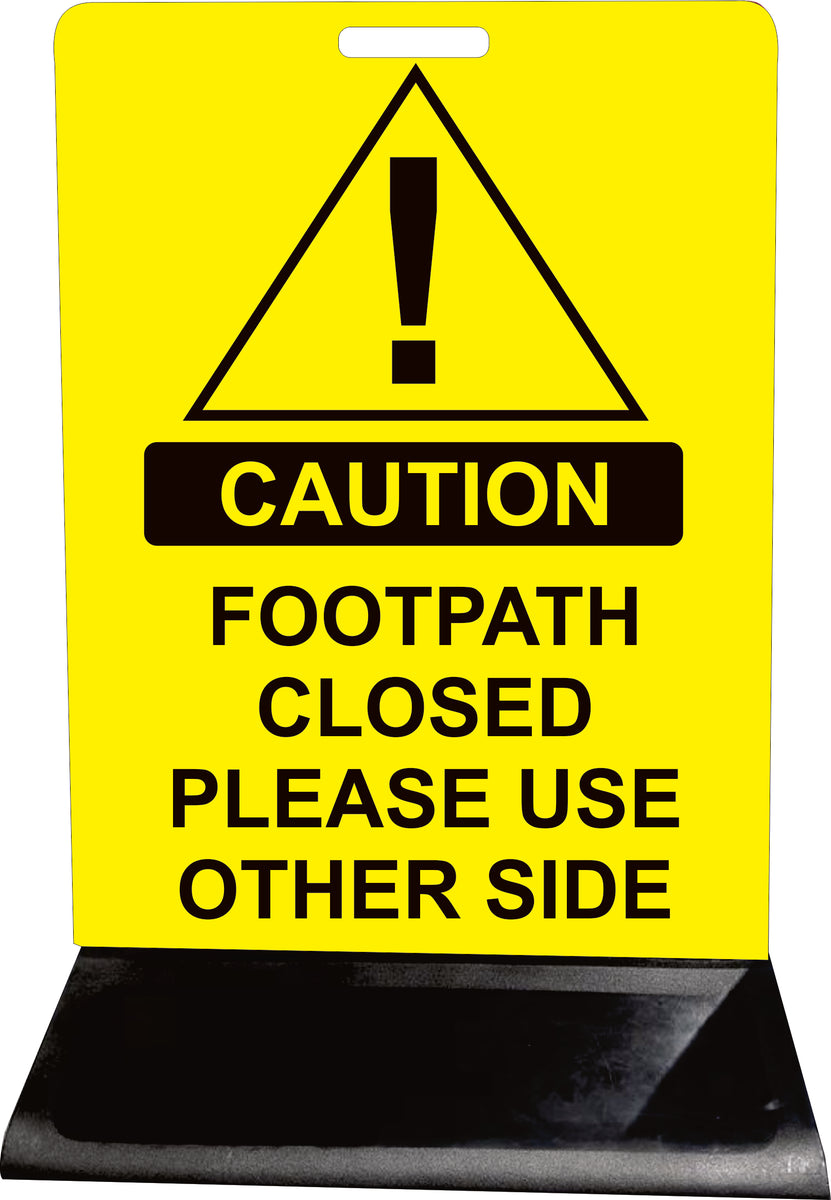 Footpath Closed Sign – Ensure Pedestrian Safety | Online NZ Signs