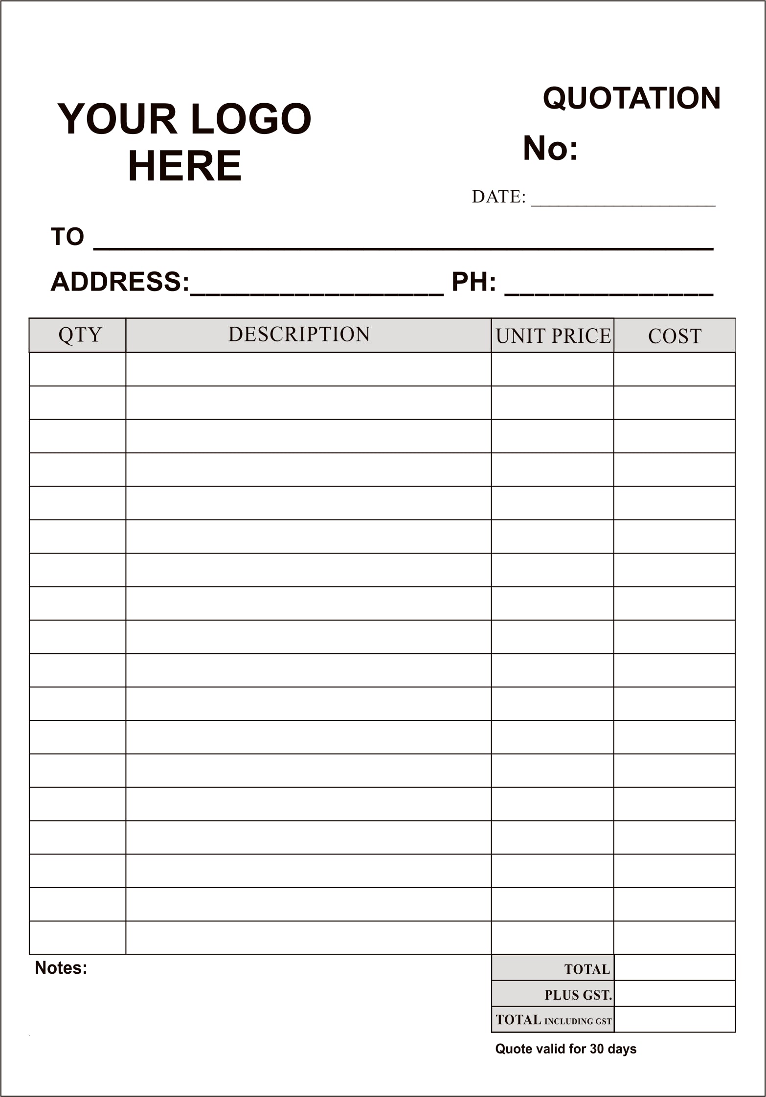 Custom Quotation Books – Online NZ Signs