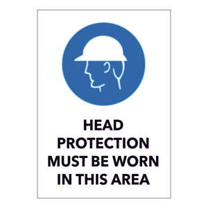 Head Protection Must be Worn in this Area