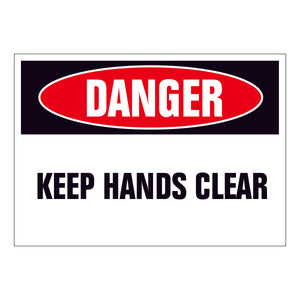 Danger Keep Hands Clear