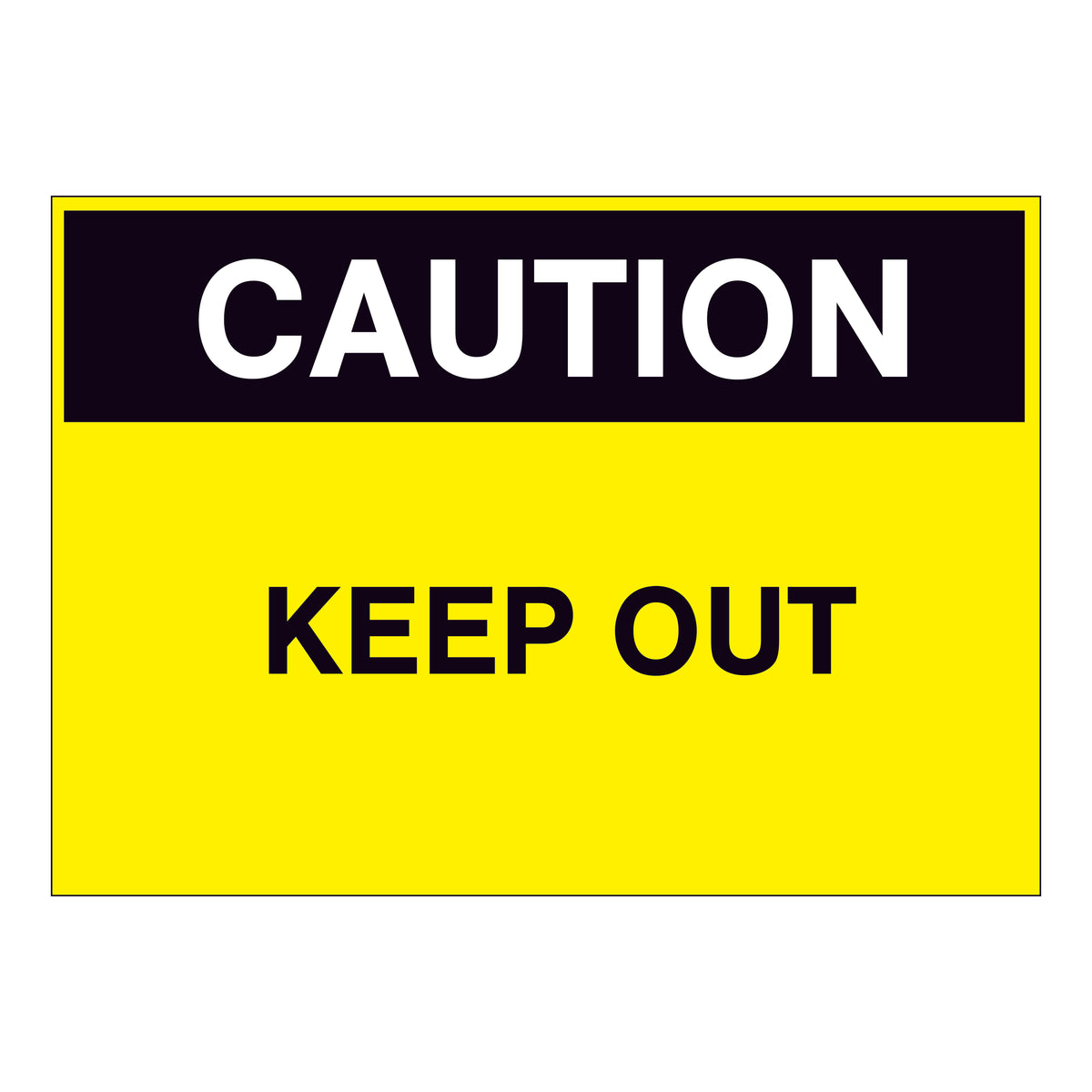 Caution Keep Out Sign – Online NZ Signs