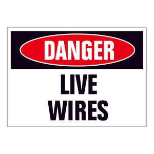 Danger Live Wires