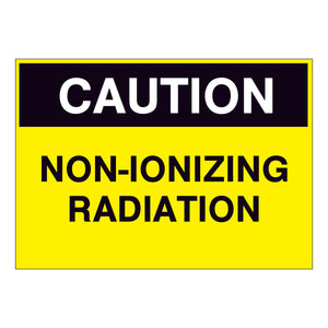 Caution Non-Ionizing Radiation Sign