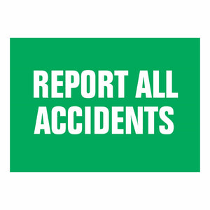 Report All Accidents