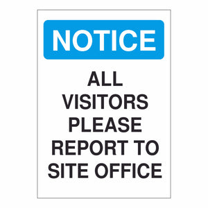 Notice Report to Site Office