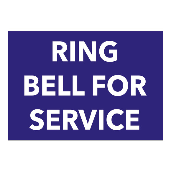 Ring Bell For Service