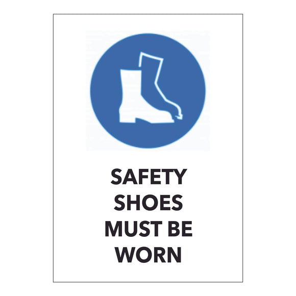 Safety Shoes must be worn