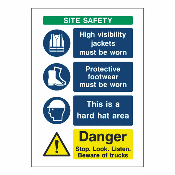 Site Safety PPE Sign