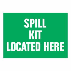 Spill Kit Located Here