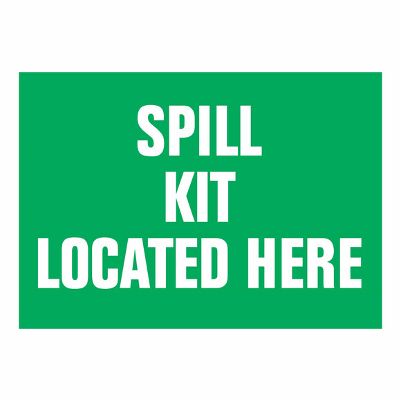 Spill Kit Located Here