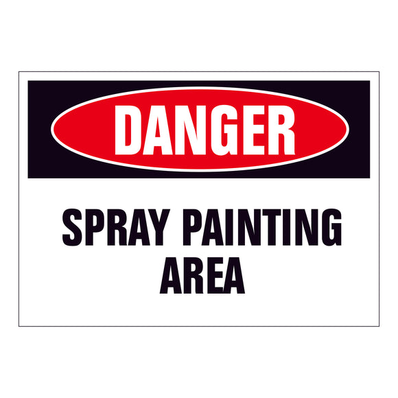 Danger Spray Painting Area