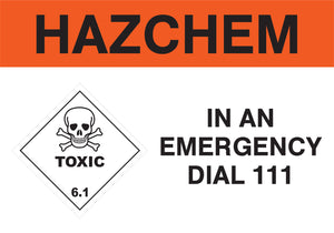 Hazchem Toxic 6.1