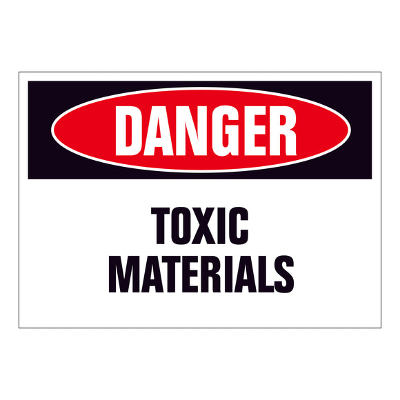 Danger Toxic Materials
