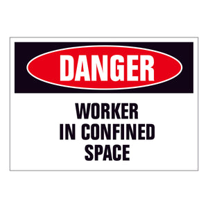 Danger Worker in Confined Space