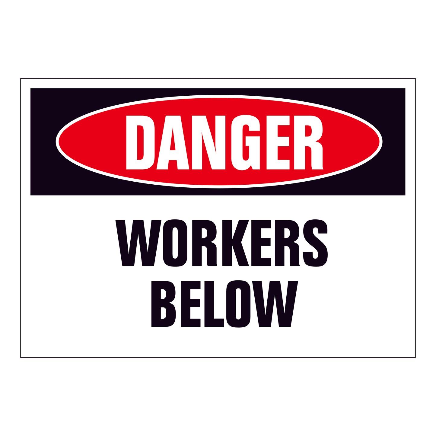 Danger Workers Below
