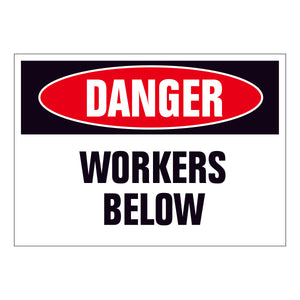 Danger Workers Below